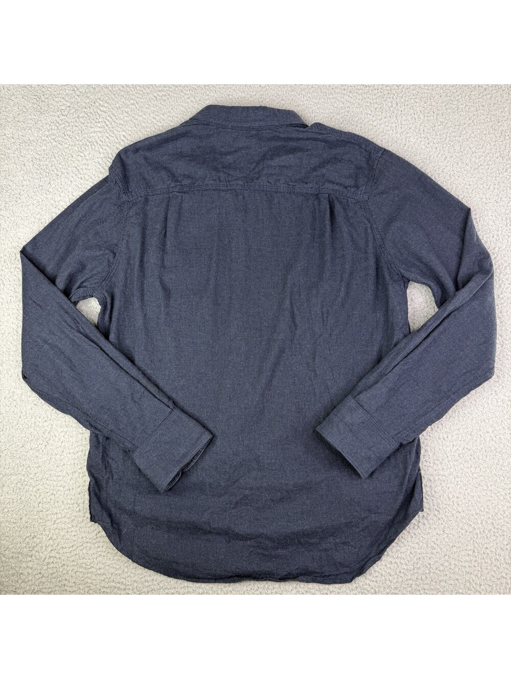Chrome Industries Long Sleeve Shirt Mens XL Blue Flannel Lightweight Button Up - Picture 8 of 12